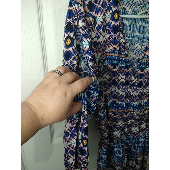 Dr 2 XS 3/4 Sleeve Tunic Belt Slit Sleeve Shorts Romper - Picture 7 of 13